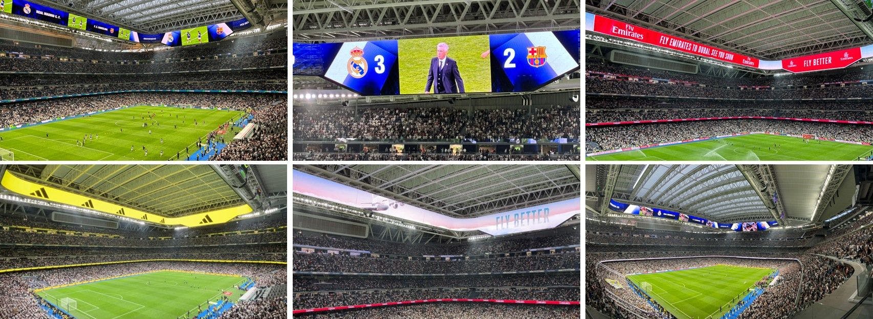 Nuevo marcador 360 - Estadio Santiago Bernabéu