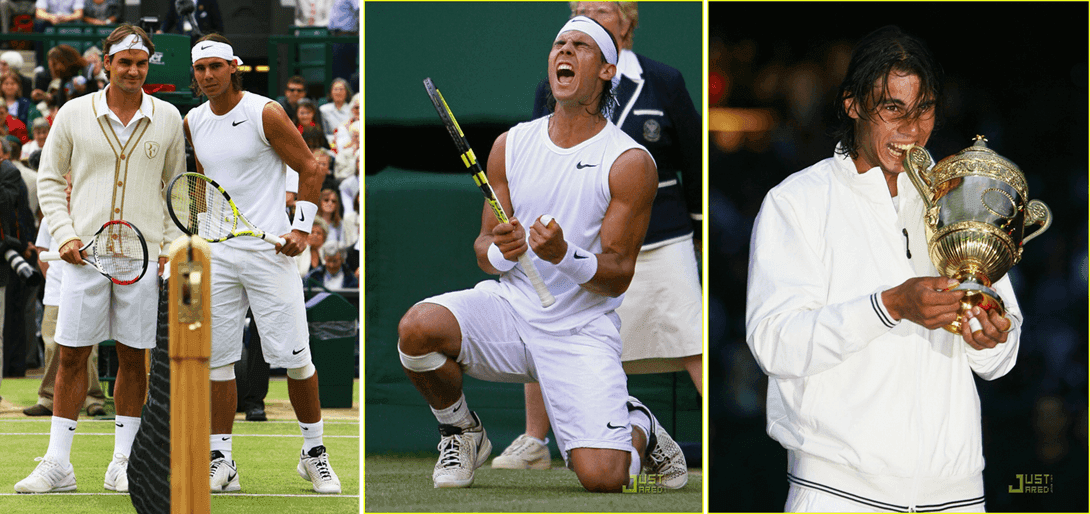 Rafael Nadal ganador Wimbledon 2008 - Imágenes JustReed