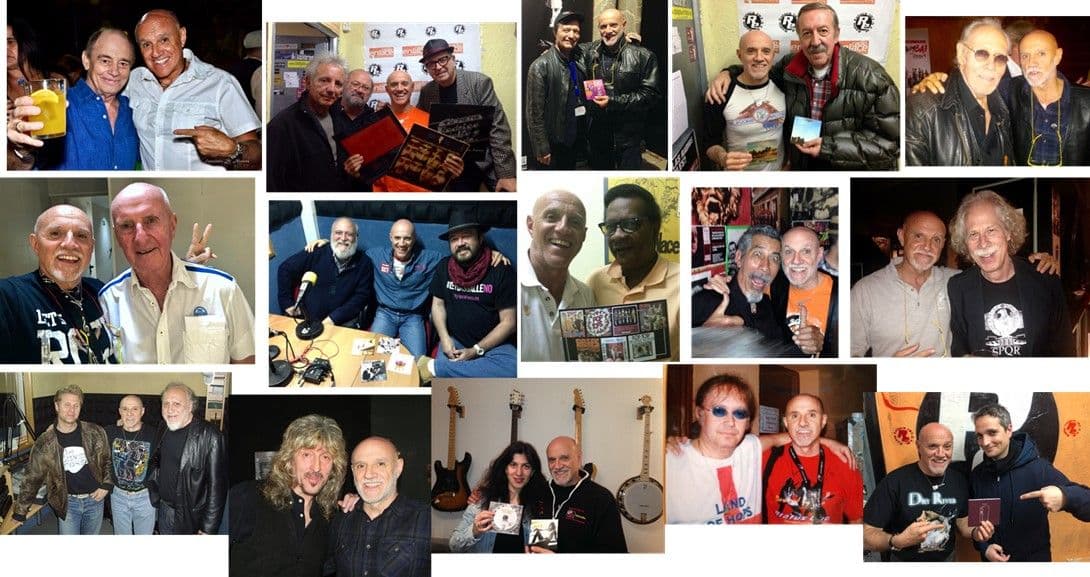 Invitados de Así suena el rock en la grabación del programa