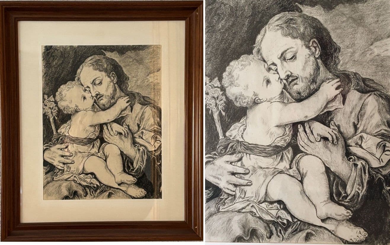 San José con el Niño - José Madrid Angulo