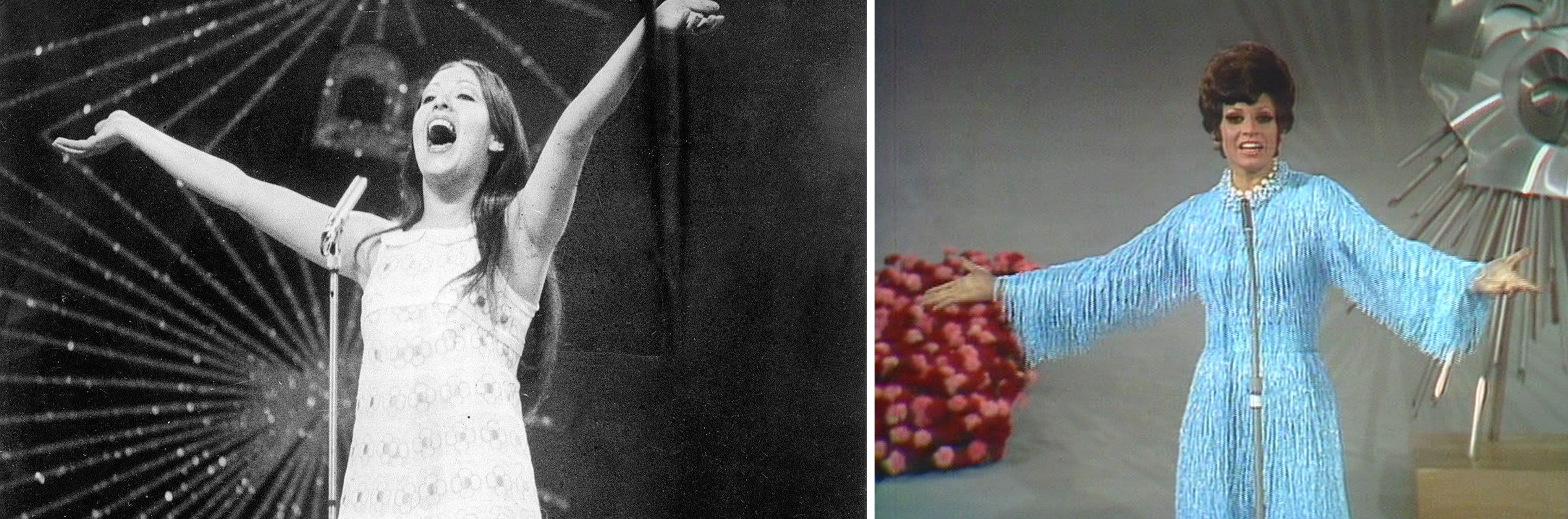 Massiel 1968 y Salomé 1969, ganadoras del festival de Eurovisión