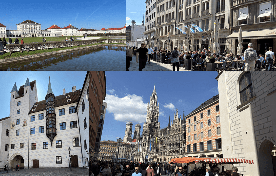 Imágenes de Munich: Marienpatz, Palacio de las ninfas y Maximilian Strasse